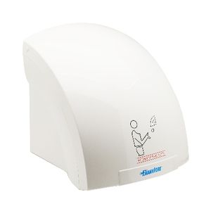 Sèche-mains électrique automatique à air chaud, 24 cm de largeur, 25 cm de longueur, 23,5 cm de hauteur, pour toilettes publiques - Product Image 1