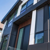 Paneles compuestos de aluminio de 4mm Alucobond Perfect Eaves Matte Black Venta caliente 1550*3660mm Panel PVDF/FEVE ACM de alta calidad