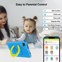 Tablette de jeu pour enfants FS Wholesale avec écran de 10,1 pouces, 6 Go + 128 Go, 4G, emplacement pour carte SIM et Wi-Fi, Android 15