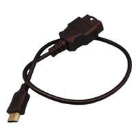 Cable OBD2 de 16 pines personalizado de fábrica con conector macho J1962 Cable de diagnóstico OBD para automóviles para aplicaciones electrónicas de automóviles