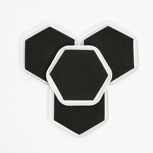Deslizadores de <span class=keywords><strong>Muebles</strong></span> con Forma Hexagonal <span class=keywords><strong>para</strong></span> Mover <span class=keywords><strong>Muebles</strong></span> por Alfombras y Pisos Duros, Almohadillas de Movimiento, Dispositivos de Protección <span class=keywords><strong>para</strong></span> Mesas y Sillas - Product Image 2