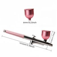 Pistola de Aerógrafo Portátil Mini con Boquilla de 0.3mm |   Herramienta de Pulverización Térmica Nano de Alto Rendimiento para Salones de Uñas y Belleza DIY