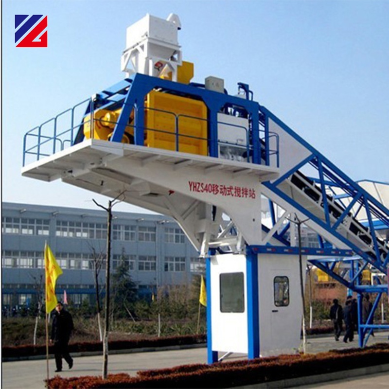 Хит продаж, бетонный завод HZS50, цементный песок, центральный микс, поставщик 50 м3 бетонный завод