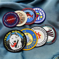 Échantillons Gratuits – Écussons Thermocollants Tissés Colorés, Badges Personnalisés avec Logo, Écussons Réfléchissants pour Vêtements (Football)