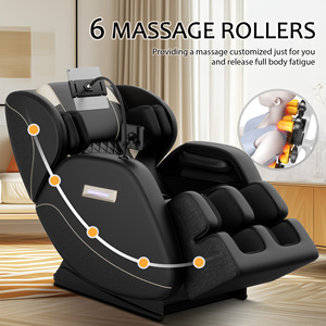 Fauteuil de massage Shiatsu à compression d'air et chauffant, noir, 3D, zéro gravité, OEM/ODM, pour la maison et le bureau, en gros, stock US - Product Image 2