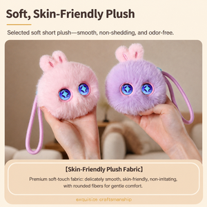 Giocattolo Educativo AI Coniglio di Peluche Interattivo con Chat Vocale, <span class=keywords><strong>Quiz</strong></span> di Conoscenza, Racconti e Occhi LED - Regalo per Bambini - Product Image 3