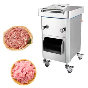 Fully automatic electric meat slicer cutter industrial frozen meat slicer