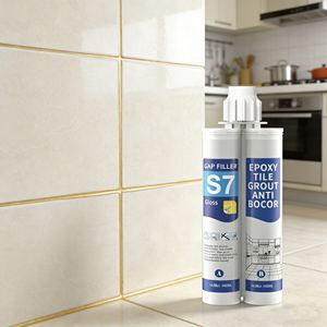 उच्च शक्ति दो-घटक एपॉक्सी ग्राआउट रेसिन वाटरप्रूफ सिरेमिक टाइल संयुक्त फिलर एंटी-येलेइंग सीम सीलिंग ग्राट - Product Image 1
