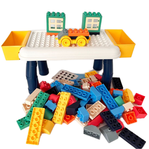 บล็อกตัวต่อพลาสติก DIY เพื่อการศึกษา80ชิ้นโมเดลยางนิ่มของเล่น5-7ปีสำหรับเคี้ยวและเล่น - Product Image 4