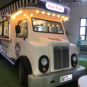 ZOWN Electric Food Truck Mobile Kitchen Vending Kiosk Enclosed Cabin Double Sink Hot Coffee <b>Baked</b> Goods Customizable Color Size - Product Image 1