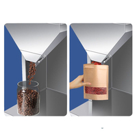 Machine de remplissage quantitative électrique commerciale à trois têtes pour sachets de grande taille, épices, céréales, assaisonnements, aliments pour animaux, poudres et noix