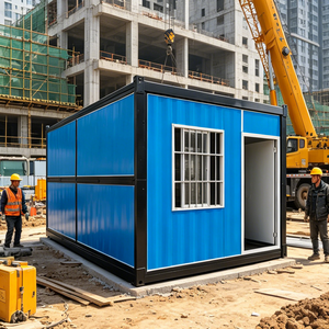 Maison modulaire en conteneur moderne, logement à faible coût, maison préfabriquée pliable en conteneur, appartement - Product Image 1