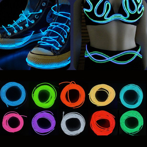 Cool light ambient light EL luminous line with light control box, <b>car</b> <b>interior</b> ambient light for dance costumes. - Product Image 2