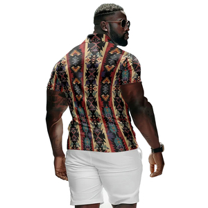 T-shirt for Men's Digital Printed Button POLO Shirt Fashion Short-sleeved Sports Men's Polo Factory Wholesale Brand Custom