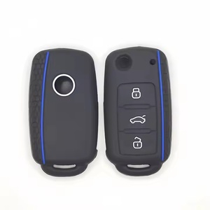 Funda Protectora de Silicona de Alta Calidad para Llaves de Coche <span class=keywords><strong>VW</strong></span> EOS Scirocco Jetta Octavia POLO Tiguan Golf, Accesorios - Product Image 2