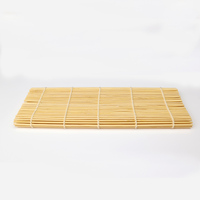 Tapis à sushi en bambou 100% naturel de qualité alimentaire, compostable, outil pour faire des rouleaux de sushi