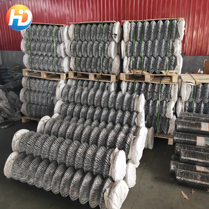 4ft 5ft 6ft <span class=keywords><strong>2m</strong></span> <span class=keywords><strong>Hauteur</strong></span> 50ft <span class=keywords><strong>Rouleau</strong></span> Longueur PVC Enduit Cyclone <span class=keywords><strong>Grillage</strong></span> Clôture Galvanisé Chainlink Mesh Clôture pour la Sécurité - Product Image 6