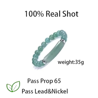 Nouveau à la mode de luxe élastique perle Bracelet Rose Quartz cristal naturel oeil de tigre Agate fête femmes Bracelet cadeau