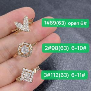 13356-Xuping Bague de fiançailles en diamant noble de nouveau style