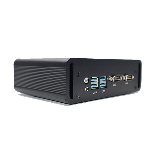 New SUGARCUBE Intel I3-5005U Quad Core Windows 10 DDR3 Industrial Fanless Mini PC 2xCOM 4 USB3.1 2 USB2.0 2.5G Lan Dedicated