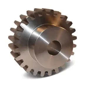 Factory Custom Machined Carbon Steel Stainless Steel HRC28-68 Gear Spur Gear Bevel Gear