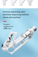 Katup Pengunci Lem Loctite AB Anti Bocor, Katup Jarum Mikro untuk Dispensing, Katup Penghenti Aliran Tipe Y untuk Cartridge Epoxy