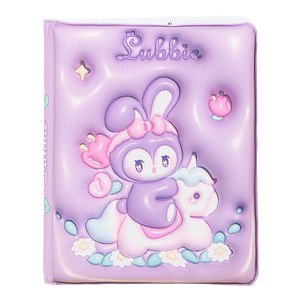 Wholesale 3D Foam Puffy Notebook A5 B5 Soft Rubber Cover Notebook Cute Girl <b>Diary</b> Notepad - Product Image 1