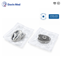 Kit d'instruments de remplacement de la rainure rotulienne PGR en titane imprimé en 3D Davin Med pour prothèse de genou canine