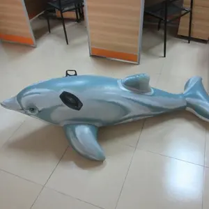 Film sahne gerçekçi şişme köpekbalığı koyu siyah şişme balina balık balon