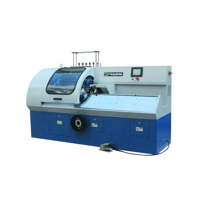 Máquina de coser automática de ancho alcance para libros, máquina de coser para encuadernar libros