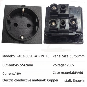 16A 250V industriale Euro SDK rame impermeabile presa presa a scatto in Nylon per <span class=keywords><strong>UPS</strong></span> con porta protettiva <span class=keywords><strong>Tr</strong></span> - Product Image 2