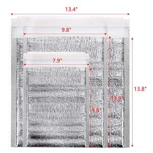 Bolsas Térmicas Autosellables Personalizadas para Entrega de Alimentos, Bolsa de Compras para Entrega de Alimentos Térmica - Product Image 2