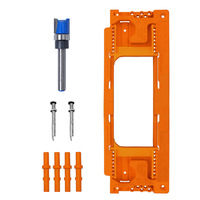 Kit d'installation de charnières de porte, gabarit de fraisage pour charnières, modèle de menuiserie H617 Chine