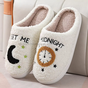 Hot Selling Wholesale Fashion Design Stock Comfortable Home Women <b>Slippers</b> Soft Winter <b>Slippers</b> - Product Image 6