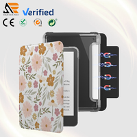 Étui magnétique intelligent AZZSY sur mesure pour Kindle Paperwhite 12e génération 2024, 7 pouces, en acrylique détachable avec sangle de maintien