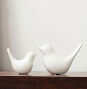 Décoration abstraite d'oiseau en céramique de style nordique, décoration douce, décoration d'intérieur, vente en gros pour fabricants - Product Image 5