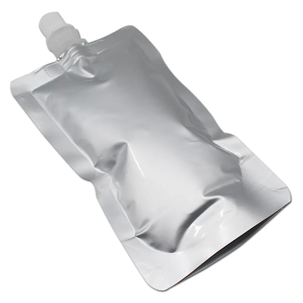 Custom Printed Standing Aluminium Foil Pouch Stand Up Spout Pouch for Wine Alcohol Drink Liquid Tea