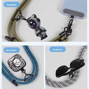 Tali Selempang Universal yang Dapat Disesuaikan dengan Tempat Ponsel dan Tali Leher untuk Ponsel - Product Image 5