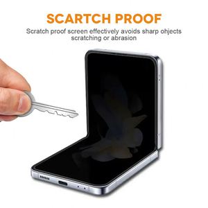 Film Hydrogel de Confidentialité pour Samsung Galaxy Z Flip 4 5 – Protection d'Écran Souple Anti-Espion Résistante aux Rayures - Product Image 5