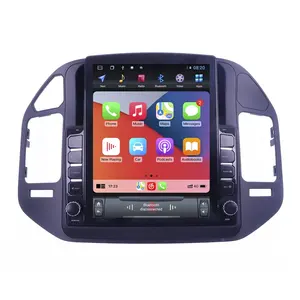 Вертикальный экран для Mitsubishi Pajero V73 V68 2008-2011 Автомобильный мультимедийный DVD-плеер навигатор стерео Android 11 радио GPS DSP
