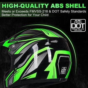 Nuevo Casco Integral de Motocross ILM para Niños y Jóvenes, Material ABS, Aprobado por DOT, B07, Gran Venta - Product Image 2