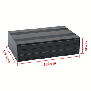 EBM Extruded Powder Coated Aluminum Alloy Profiles Heatsink Electronics Box Housing Case Customization Power Inverter Metal - Product Image 1
