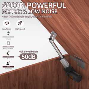 มอเตอร์กระตุ้นเชิงเส้นแบบกันน้ำ 12v IP54 แรงขับ 6000 นิวตัน ระยะชัก 4 นิ้ว ความเร็ว 4 มม./วินาที ได้รับการรับรองมาตรฐาน Rohs และ CE สำหรับระบบอัตโนมัติในบ้านและรถบ้าน - Product Image 5