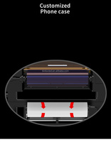 Printer Stiker UV Cup Wraps 24" Roll Transfer Printing untuk Printhead I3200 Kontrol Android 41-50 Ppm Film AB Baru