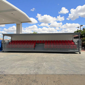 Contenedor Tribuna de 20 pies y 40 pies con Techo y Estructura Resistente para Clubes Deportivos, Clubes de Fútbol, Tribuna Portátil para Estadios - Product Image 4