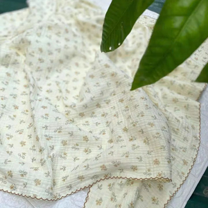 Toallas de Algodón Muselina Estampadas Modernas para Baño, 400GSM, 70x100cm, Rectangulares, Hechas a Máquina en Vietnam - Product Image 1