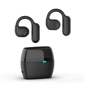 Penutup transparan Headset nirkabel olahraga penutup transparan Earphone nirkabel gigi biru gantung telinga