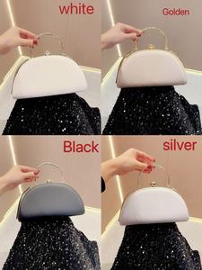 Sacs à main de soirée pour femmes 2026, pochettes à poignée supérieure, sacs à main uniques, chaîne détachable, sac à bandoulière, sacs de soirée formels en cuir PU - Product Image 2