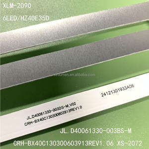 XLM-2090 6LED 3 Adet Alüminyum TV <span class=keywords><strong>LED</strong></span> Arka Işık Şeridi, 2700K Sıcak Beyaz Işık CRI 85 <span class=keywords><strong>DC</strong></span> <span class=keywords><strong>3V</strong></span> - Product Image 3