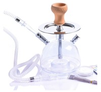 Penjualan Laris 2020 Set Hookah Shisha Pot Gelembung Kuda Ganda Portabel Tembakau Herbal Desain Baru